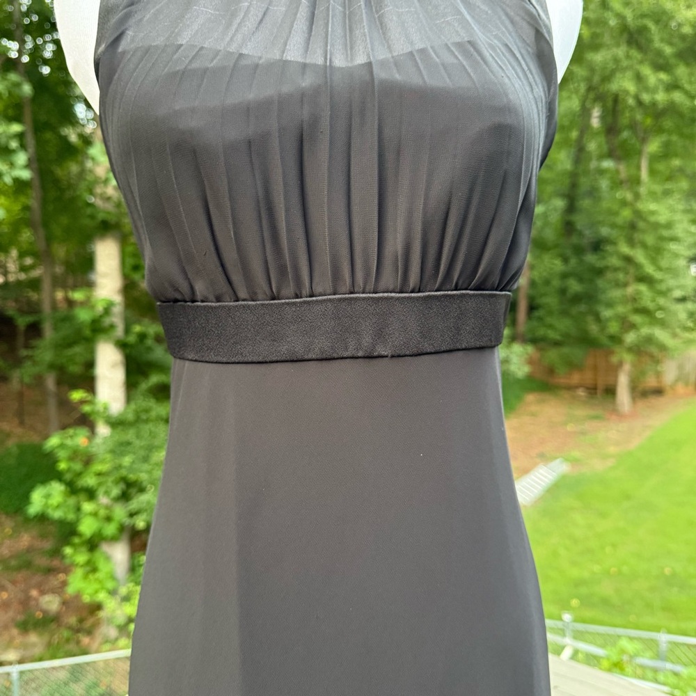 Ted Baker Byanna Ruffle Round Neck Maxi Long Dress in Black size 4 - Picture 6 of 16
